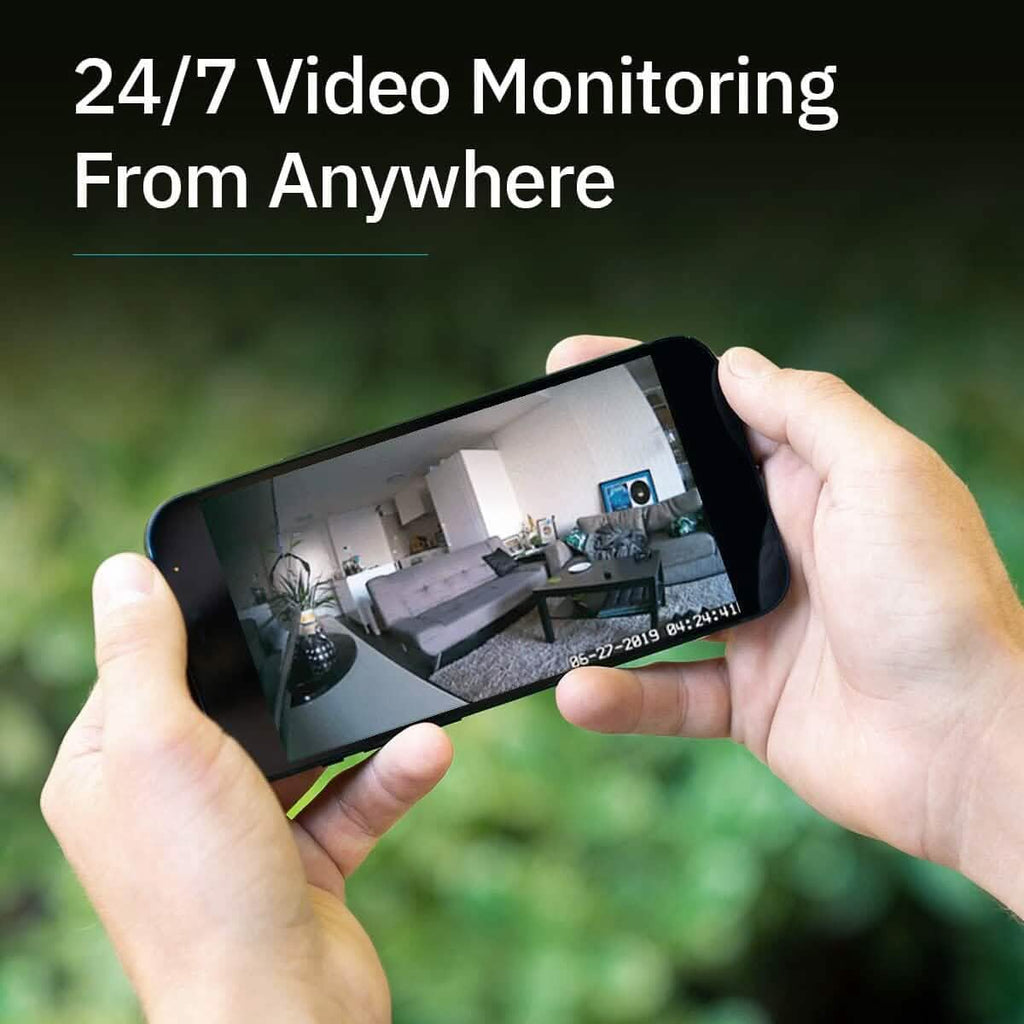 3-Pack: Abode Cam 2 | Indoor/Outdoor WiFi Connected Security Camera with Full Color Low-Light Video, Motion Detection, and Two-Way Voice  (Refurbished)