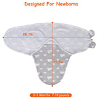 3-Pack: Baby New Born Swaddle Wrap