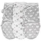 3-Pack: Baby New Born Swaddle Wrap