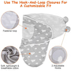 3-Pack: Baby New Born Swaddle Wrap