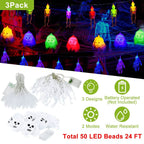 3-Pack: Halloween String Light Decorations