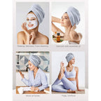 3-Pack: Hicober Microfiber Hair Towel