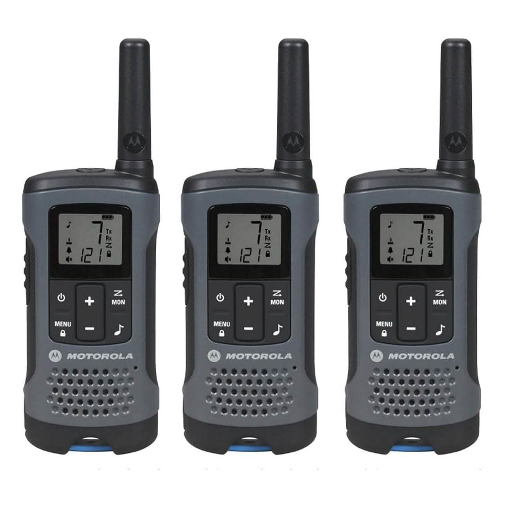 3-Pack: Motorola Solutions, Portable FRS, T200TP Talkabout Two-Way Radios (Refurbished)