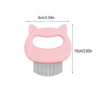 3-Pack: Pet Deshedding Brush Grooming and Shedding Matted Fur Remover Massage Dematting Tool