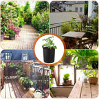 3-Pack: Planter Bags Breathable Planting Fabric Pots with Harvest Window