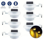 3-Pack: Solar LED Fence Gutter Lights
