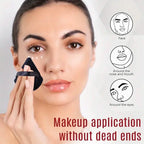 3-Pack: Triangle Powder Puff for Loose Powder and Liquid Cosmetic