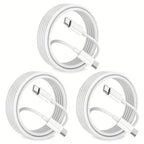3-Pack: USB-C Fast Charging Cables