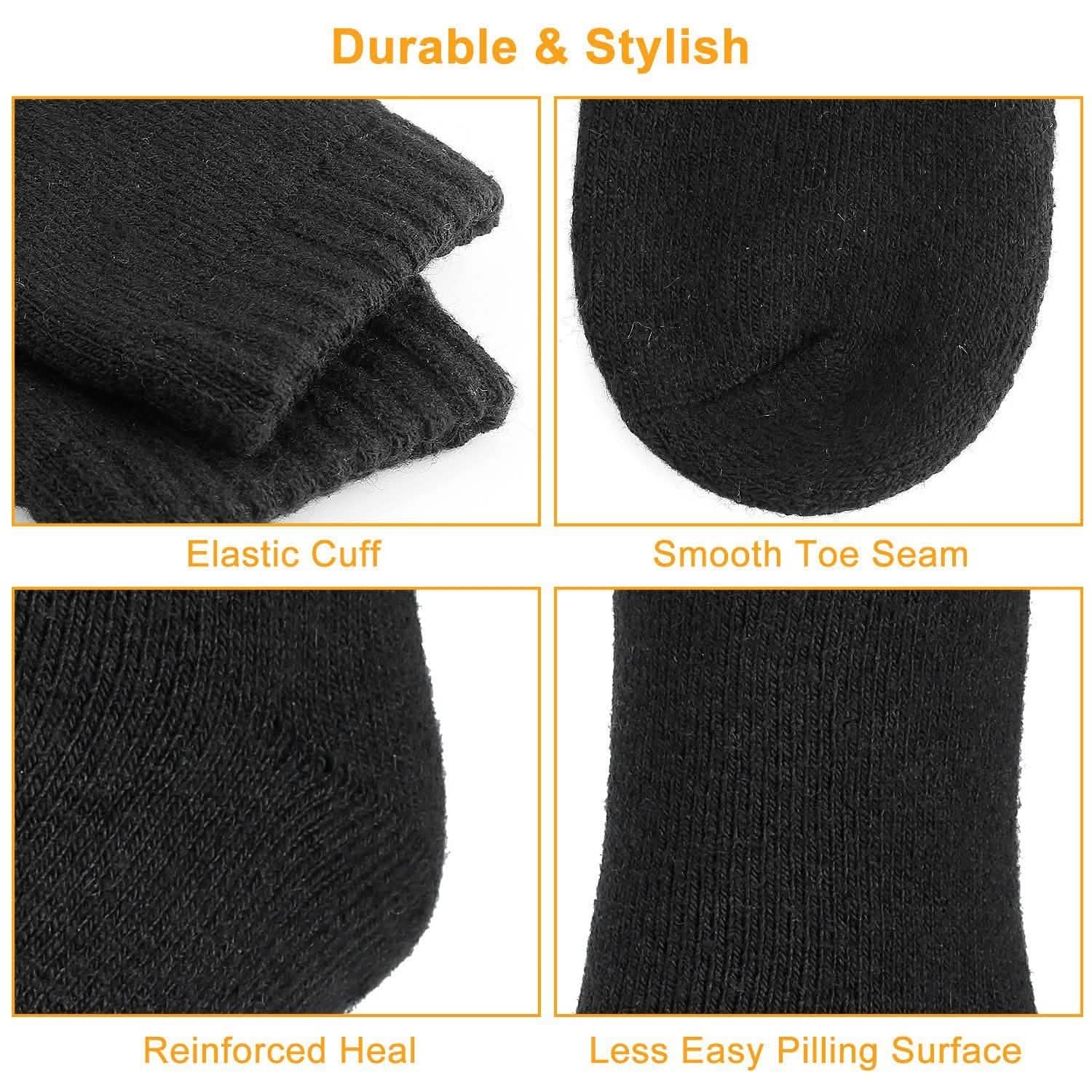 3-Pairs: Men Warm Wool Socks