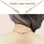 3-Piece: Magnetic Lobster Clasp Necklace Converter with Strong Magnetic Closure