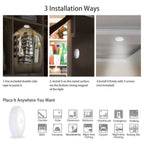 3-Piece: Motion Sensor Stick-on Cordless Night LED Lamp