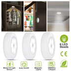 3-Piece: Motion Sensor Stick-on Cordless Night LED Lamp