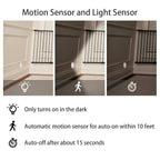 3-Piece: Motion Sensor Stick-on Cordless Night LED Lamp