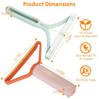 3-Piece: Portable Reusable Double Side Lint Remover