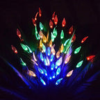 3-Piece Set: 60 LED Solar Garden Lights Tree Branch Leaf Shape Lamp