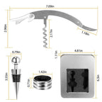 3-Piece Set: Corkscrew Bottle Opener Set