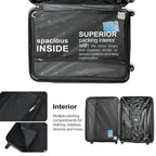 3-Piece Set: Hardshell Lightweight Suitcase with TSA Lock Spinner Wheels