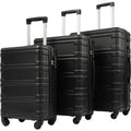 3-Piece Set: Luggage Set Hardside Spinner Suitcase With TSA Lock