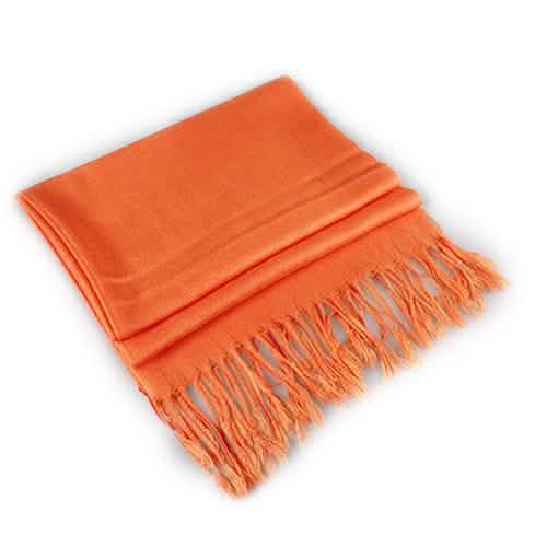 3-Piece Set: Pure Color Tassel Artificial Cashmere Shawl Soft Wrap
