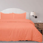 3-Piece Set: Royal Linens Double Brushed Full Duvet Covers With Zipper Closure