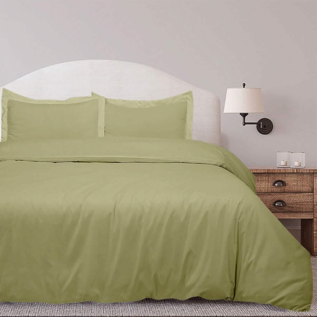 3-Piece Set: Royal Linens Double Brushed Full Duvet Covers With Zipper Closure