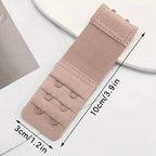 3-Pieces: Adjustable 2-Hook Bra Strap Extenders