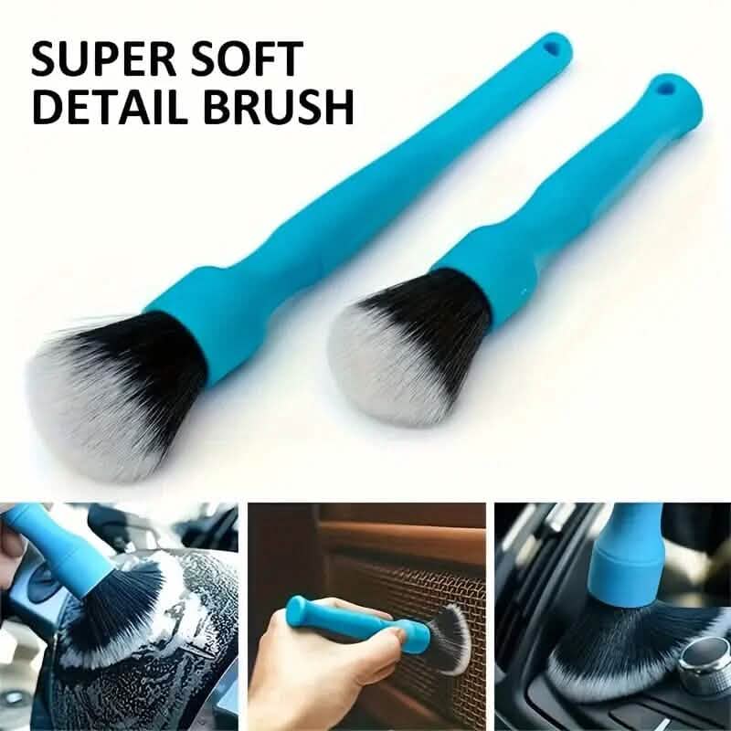 3-Pieces: Car Detailing Brush Set