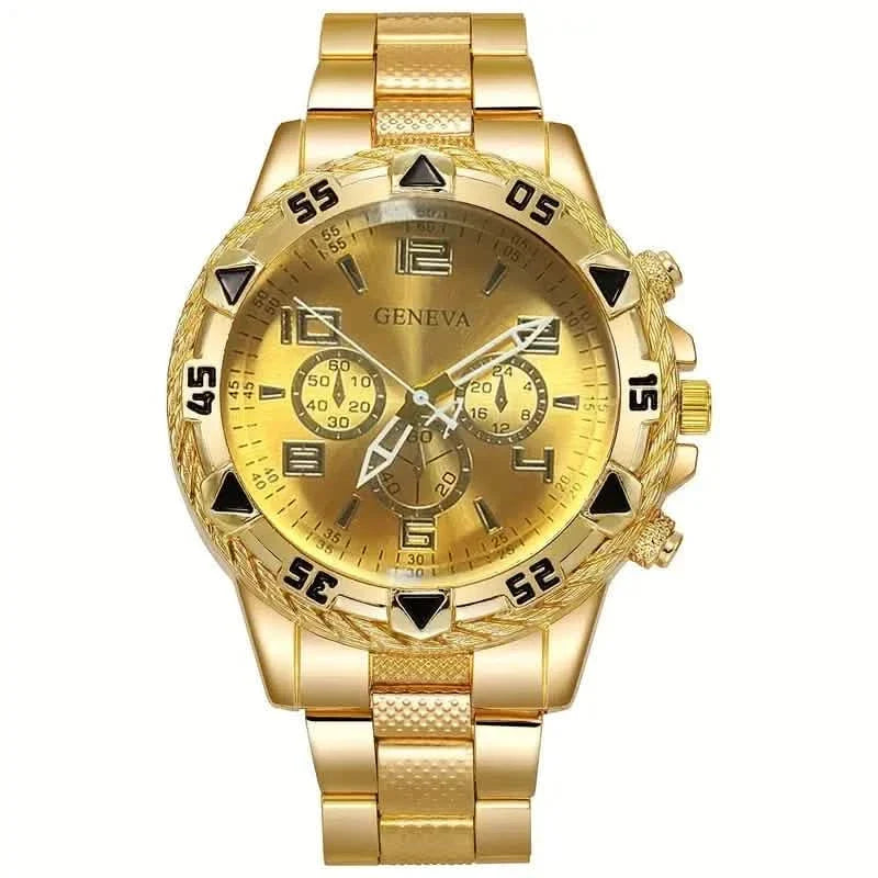 3-Pieces: Fashionable Men's Quartz Watch Set