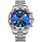 3-Pieces: Fashionable Men's Quartz Watch Set