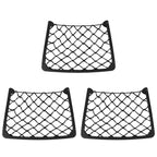 3-Pieces: Mesh Pocket Seat Side Organizer