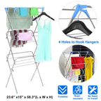 3 Tier Laundry Rack Foldable Clothes Drying Rack