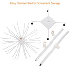 3-Tier Metal Jewelry Rack 30-Hook Necklaces Bracelets Display Stand