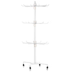 3-Tier Metal Jewelry Rack 30-Hook Necklaces Bracelets Display Stand