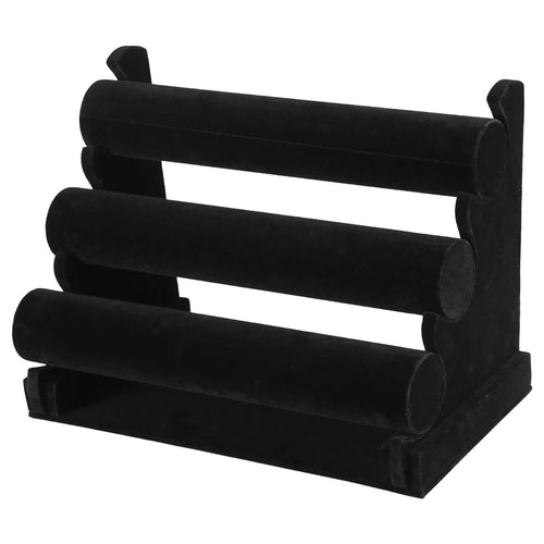 3-Tier Velvet Jewelry Stand