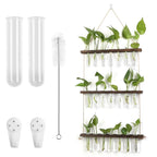 3-Tier Wall Hanging Glass Tube Planter