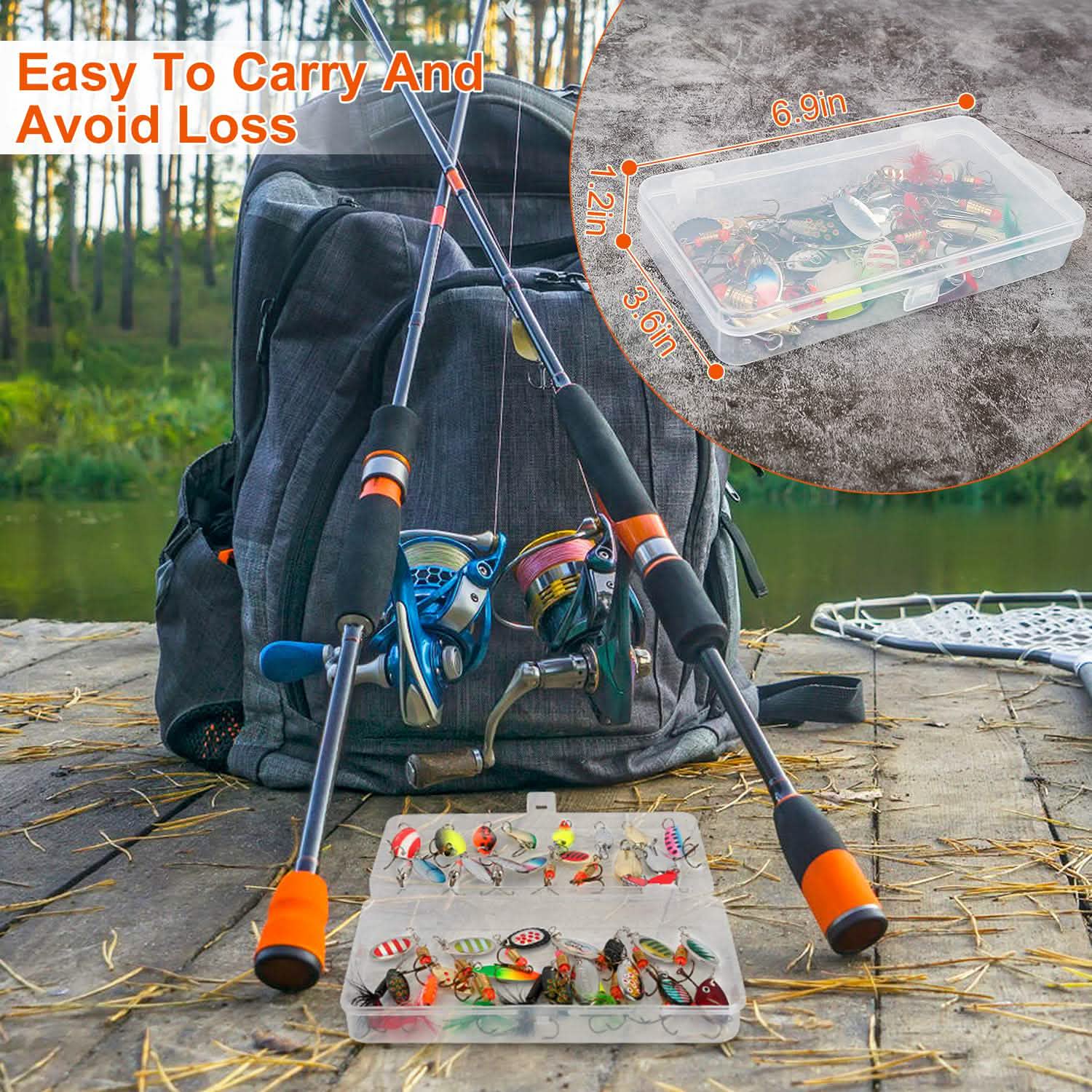 30-Piece: Fishing Metal Spoon Lures Kit