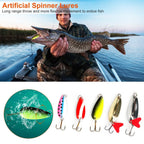 30-Piece: Fishing Metal Spoon Lures Kit