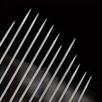 30-Pieces: Self-Threading Random Sizes Needles with Wooden Storage Tube