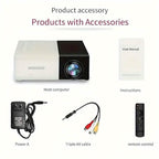 3000+ Lumens HD Mini Projector with Remote