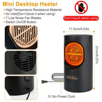 300W Portable Electric Mini Heater