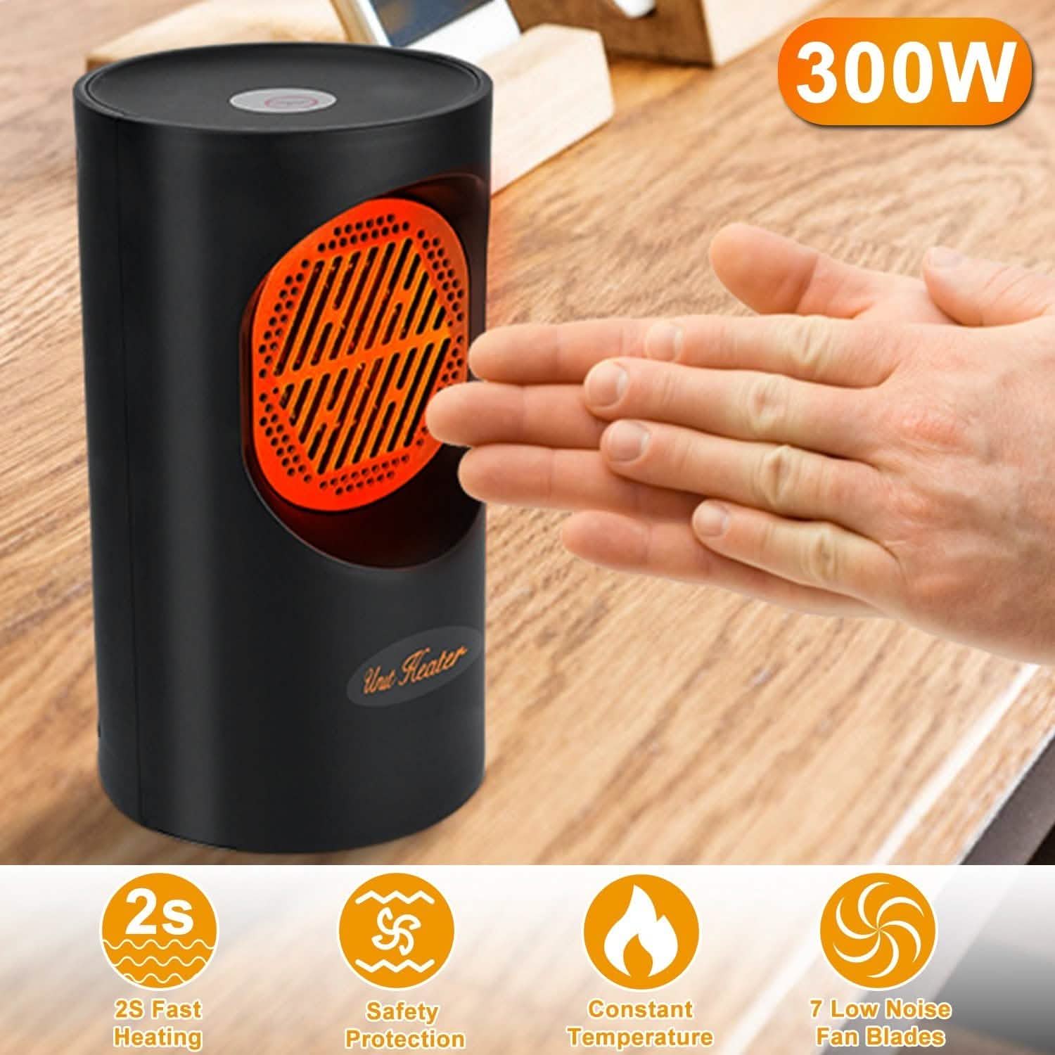 300W Portable Electric Mini Heater