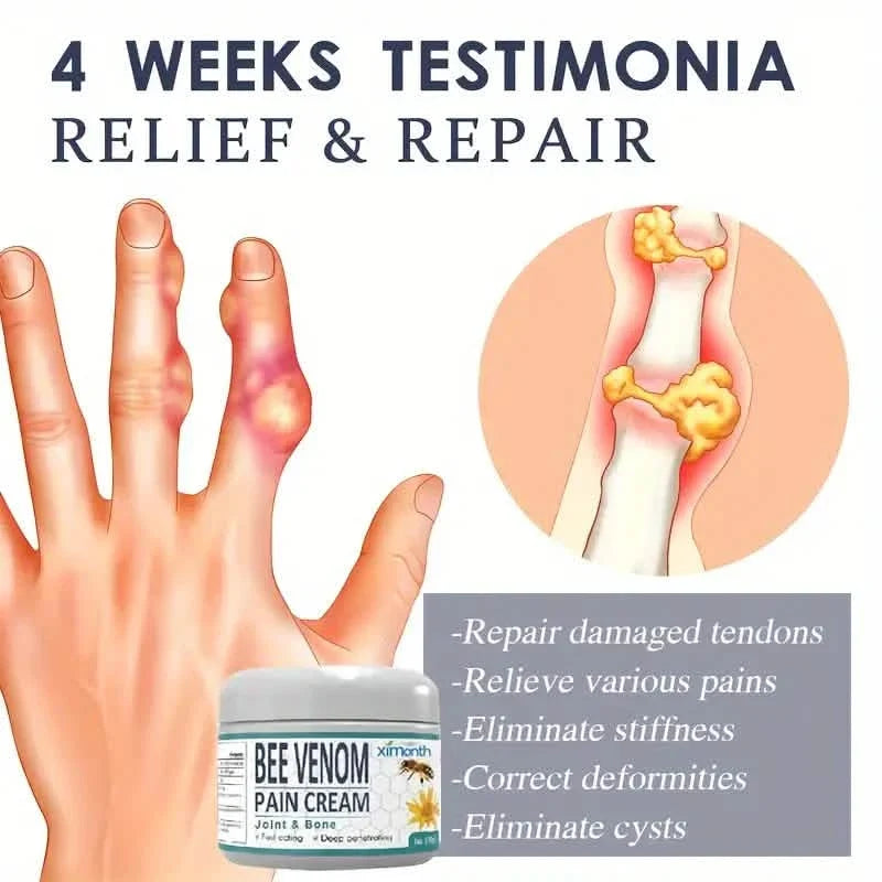 Bee Venom Pain Cream for Lumbar, Spine, Hand, Foot, Joint, Shoulder, Neck