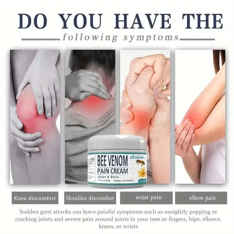 Bee Venom Pain Cream for Lumbar, Spine, Hand, Foot, Joint, Shoulder, Neck