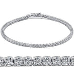 3.15ct. Round Cut Diamond Tennis Bracelet In 14k White Gold