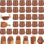 32-Piece: Clear Chair Leg Floor Protectors