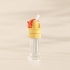 Universal Water Bottle Straw Cap – Spill-Proof Flip Top
