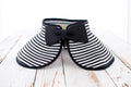 Foldable Bow Stripe Visor