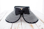 Foldable Bow Stripe Visor