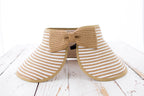 Foldable Bow Stripe Visor