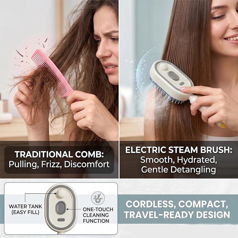 2026 Electric Steaming Massage Hair Care Brush